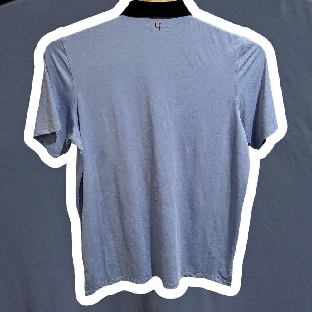 Short Par 4 by Greyson Golf Polo Performance Mens XL Light Blue Short Sleeve - Picture 2 of 4